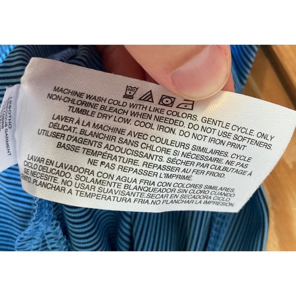 Greg Norman Polo Golf Shirt Size Large Men’s Blue Short Sleeve - Picture 5 of 7